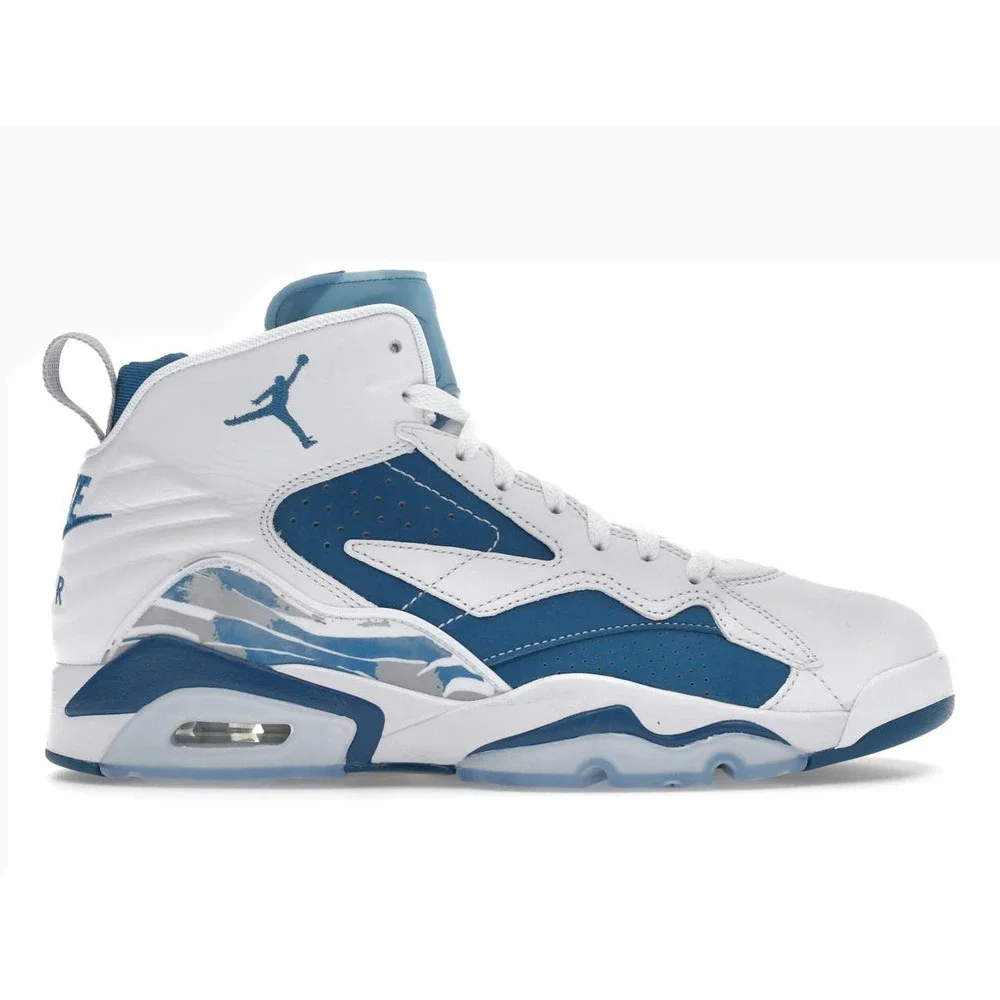 Jordan MVP Basketball Shoes Industrial Blue Mens 9.5 White High Top DZ4475-104